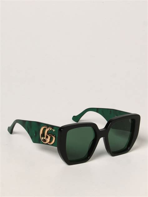 RARE AUTHENTIC GUCCI GREEN VELVET SUNGLASSES 